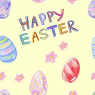 seamless pattern with easter eggs N2