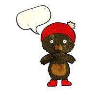 cartoon cute teddy bear with speech bubble N8