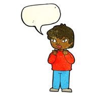 cartoon worried person with speech bubble N3