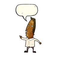 cartoon pointing man with speech bubble N31
