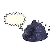 cartoon cloud character with speech bubble N4