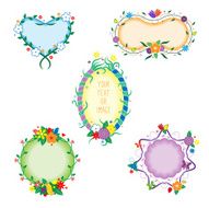 decorative colorful frames