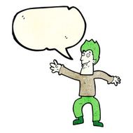 cartoon vampire with speech bubble N40