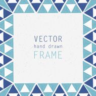 Hand drawn frame N13