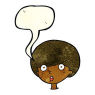 cartoon surprised boy with speech bubble N11