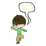 cartoon panicking man with speech bubble N6