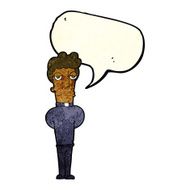 cartoon priest with speech bubble N3