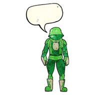 cartoon astronaut with speech bubble N44