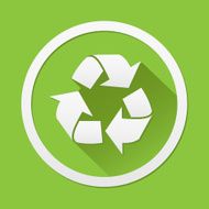 Recycle icon great for any use Vector EPS10