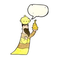 one of the three wise men with speech bubble N14