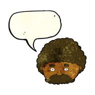 cartoon man with mustache speech bubble N31