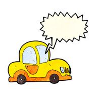 cartoon car with speech bubble N15