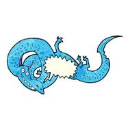 cartoon chinese dragon with speech bubble N4