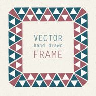 Hand drawn frame N14