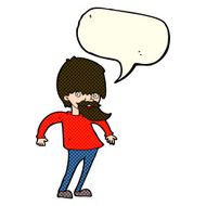 cartoon bearded man shrugging shoulders with speech bubble N5