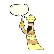 one of the three wise men with speech bubble N17