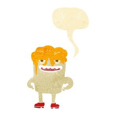 cartoon happy tooth with speech bubble N6