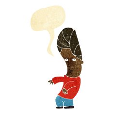 cartoon man with no worries speech bubble N2