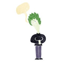 cartoon curious vampire with speech bubble N2