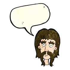 cartoon man with long mustache speech bubble N4