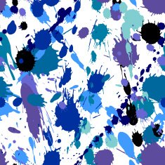 Watercolor splatters and blobs doodles Hand drawn painted t N2