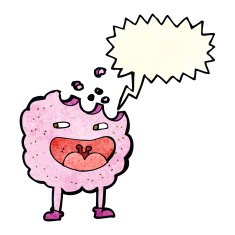 cookie cartoon character with speech bubble N3