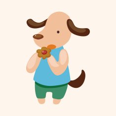 animal having afternoon tea theme elements N39