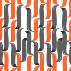 Seamless brush pen hand drawn doodle pattern Vector background N18