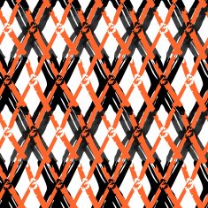 Seamless brush pen hand drawn doodle pattern Vector background N20