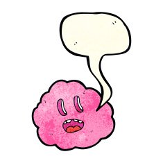 cartoon spooky cloud with speech bubble N3