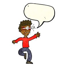 cartoon terrified man with eyes popping out speech bubble N3