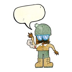 cartoon man smoking pot with speech bubble N2