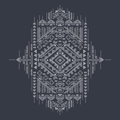Tribal vintage ethnic background N2