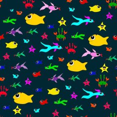 seamless pattern of sea-2