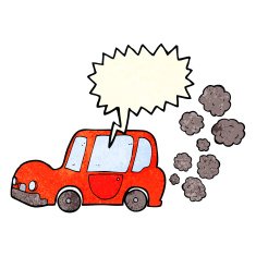 cartoon car with speech bubble N13