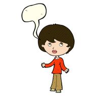 cartoon woman thinking with speech bubble N16