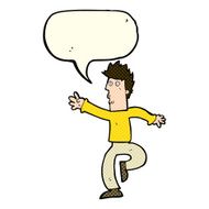 cartoon urgent man with speech bubble N5