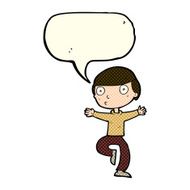 cartoon startled man with speech bubble N23