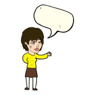 cartoon woman with sticking plaster on face speech bubble N5