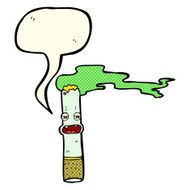 cartoon marijuana character with speech bubble N3