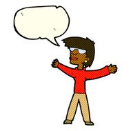 cartoon woman wearing glasses with speech bubble N10