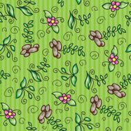 Vector seamless pattern with grass N2
