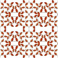 Pretty tree branch seamless pattern N4