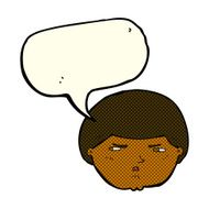 cartoon annoyed man with speech bubble N36