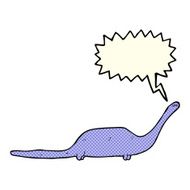 cartoon dinosaur with speech bubble N18