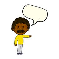 cartoon man with mustache pointing speech bubble N16