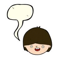 cartoon happy face with speech bubble N24