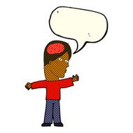 cartoon man with brain speech bubble N6
