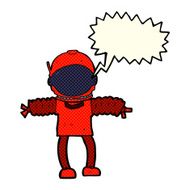 cartoon astronaut with speech bubble N55