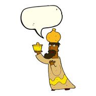 one of the three wise men with speech bubble N20